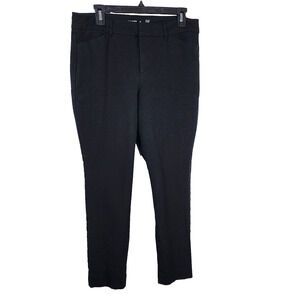 Old Navy Women Ankle Pants Size 12 High Waisted Pixie Skinny Black Secret Pocket